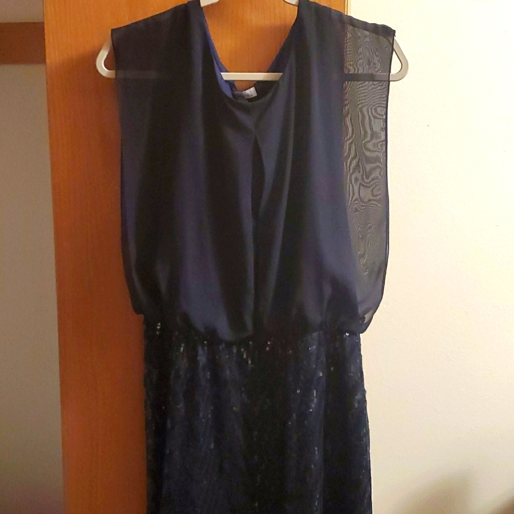 Dark Blue Cocktail Dress